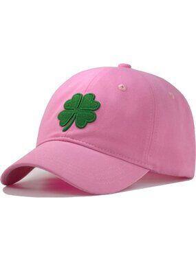 Petite Adjustable Shamrock Baseball Cap for Women & Kids - St. Patrick's Day